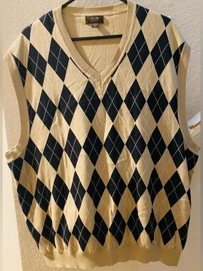 Tasso Elba Golf Knit Polo Sweater in Beige